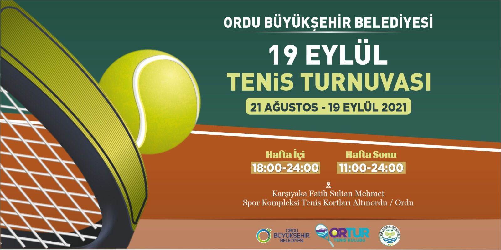 TENİS TURNUVALARI BAŞLIYOR